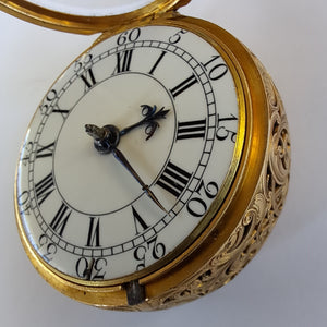 John Ellicott and George Micheal Moser pair cased cased gold half quarter repeater pocket watch (sold)