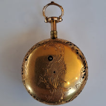 Load image into Gallery viewer, John Ellicott and George Micheal Moser pair cased cased gold half quarter repeater pocket watch (sold)