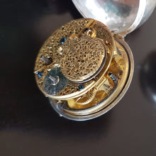 Load image into Gallery viewer, A large silver pair cased verge pocket watch by Peter Garon (sold out)