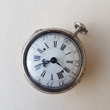 Load image into Gallery viewer, A silver pair cased quarter repeating silver pocket watch circa 1720 (sold out)