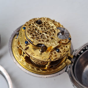 a fine and early verge alarm pocket watch circa 1690 (sold)