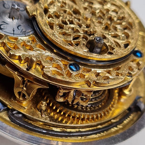 a fine and early verge alarm pocket watch circa 1690 (sold)