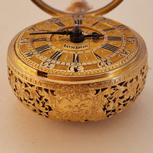 Load image into Gallery viewer, a fine verge gold quarter repeater by Fawconer London circa 1710 (sold)