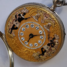 Load image into Gallery viewer, silver french quarter repeating verge pocket watch with jaquemarts or automaton (sold)