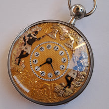 Load image into Gallery viewer, silver french quarter repeating verge pocket watch with jaquemarts or automaton (sold)