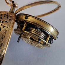 Load image into Gallery viewer, pair cased gold quarter repeating pocket watch by Burton London circa 1720 (sold)