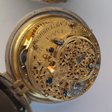 Load image into Gallery viewer, large fine verge fusee pocket watch with alarm circa 1710 (SOLD)